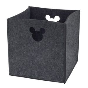 Disney Felt Die Cut Storage Bin, Pink, Mickey Mouse
